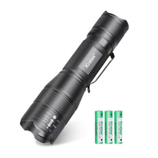 Kratax UV Flashlight, 2 in 1 395NM LED Tactical Flashlight with UV Black Light & White Light, 700 Lumen, 4 Modes for Pet Urine Detector