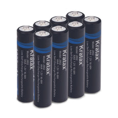 Kratax Rechargeable AAA Batteries 8 Pack 1000mAh High Capacity NiMH AAA Batteries Precharged