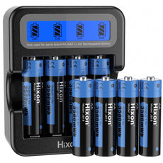 Hixon 1.5V Lithium AA Rechargeable Batteries 3500mWh AA Batteries for Blink 8 Pack