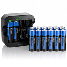 Hixon Rechargeable RCR123A Batteries, 900mAh CR123A, CR123