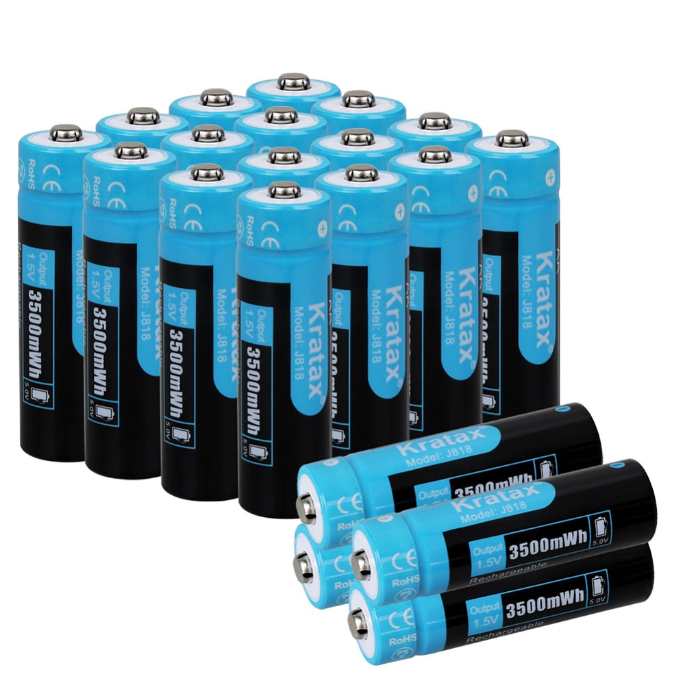 Hixon 1.5V AAA Rechargeable Batteries Lithium Ion Triple A Battery