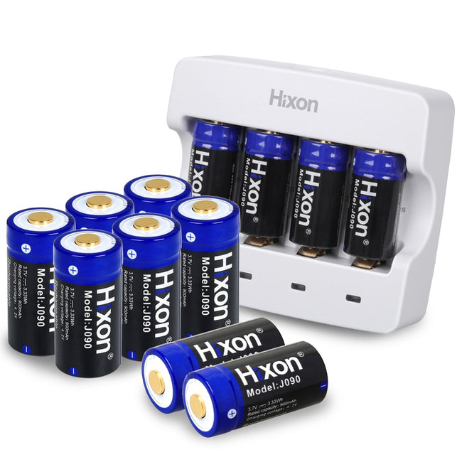 best cr123 rechargeable batteries for flashlight RCR123A: High-Discharge (2pcs) ion battery Nitecore RCR123A CR123 rechargeable battery,