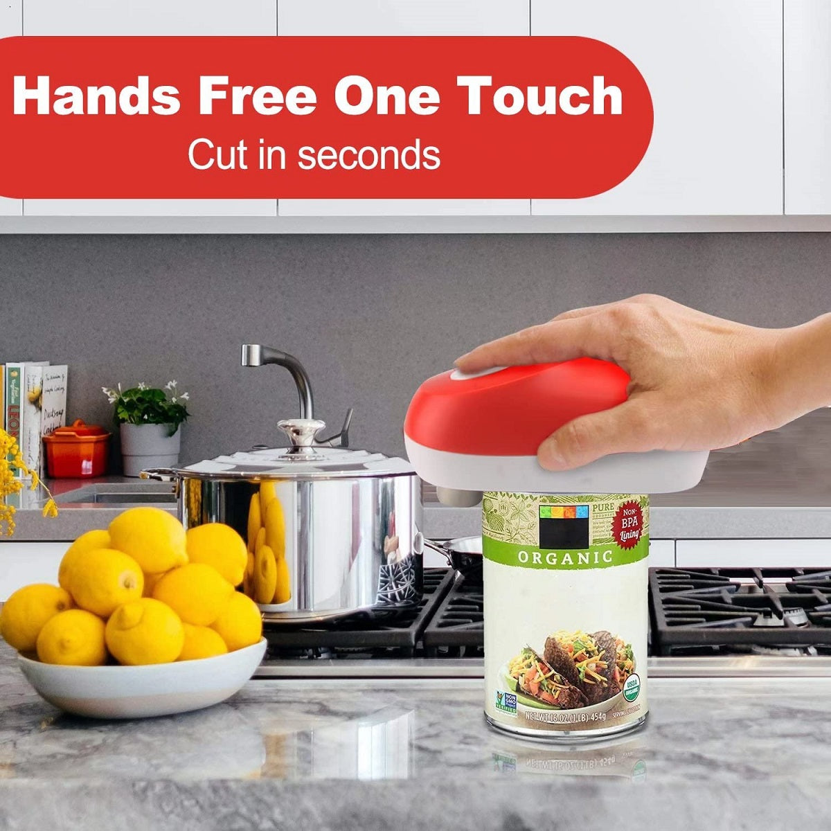 Hands-Free Can Opener - Electric Can Opener